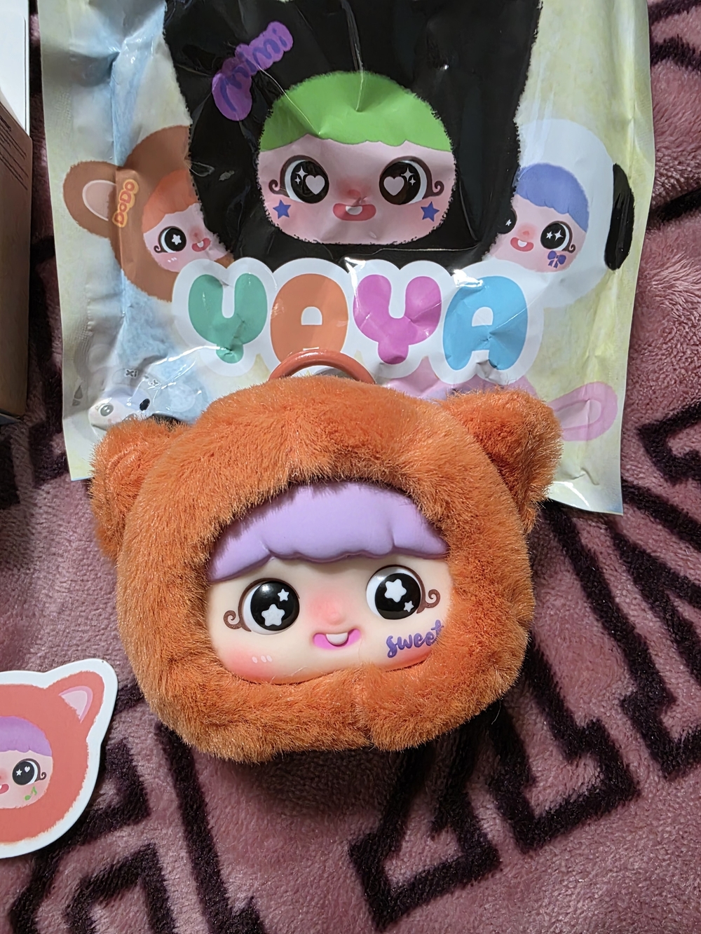 Little Mischievous Yaya Plush Keychain Pendant